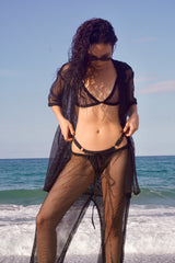 Set Paulina Black Mesh