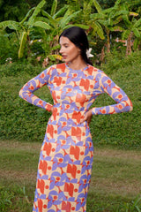 Andreina Dress Retro Orange