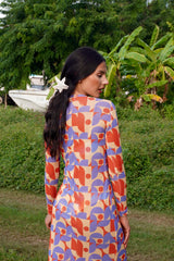 Andreina Dress Retro Orange