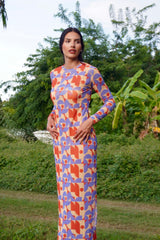 Andreina Dress Retro Orange
