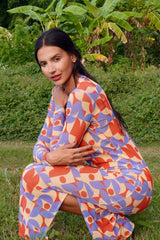 Andreina Dress Retro Orange