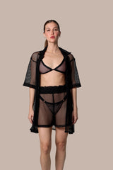 Set Paula Black Mesh