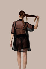 Set Paula Black Mesh