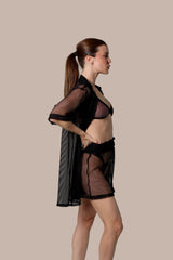 Set Paula Black Mesh