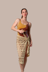 Etherea Gold Laser Scarf