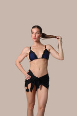 Etherea Mini Black Laser Scarf