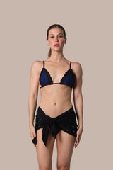 Etherea Mini Black Laser Scarf