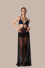 Silvia Skirt Black Mesh