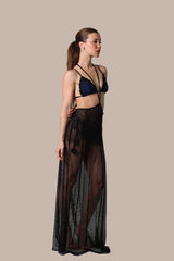 Silvia Skirt Black Mesh