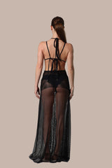 Silvia Skirt Black Mesh