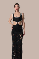 Boreal Black Laser Skirt