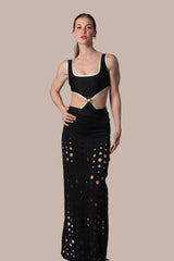 Boreal Black Laser Skirt