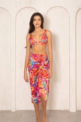 Scarf Colorful Blossom