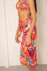 Scarf Colorful Blossom