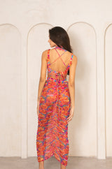 Margarita Dress Colorful Blossom