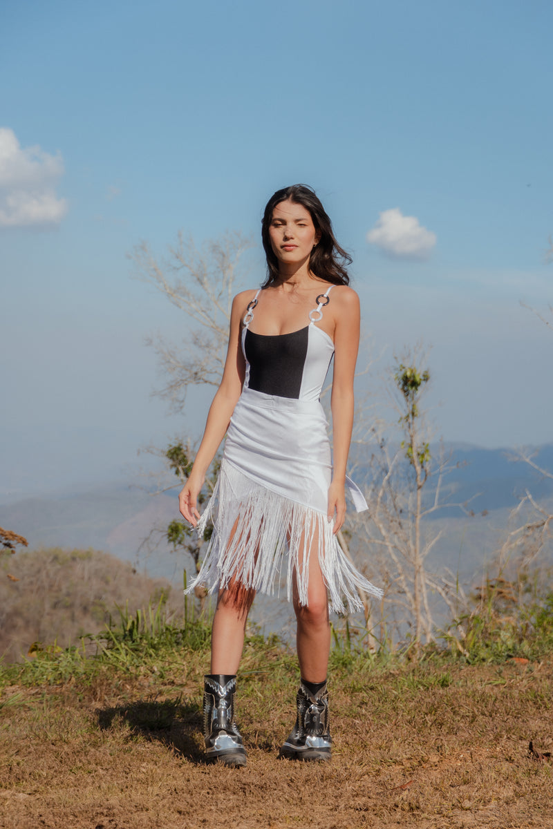 Brisa White Skirt
