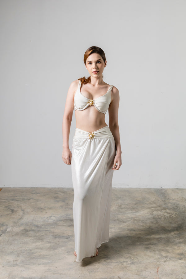 Sol Off White Skirt