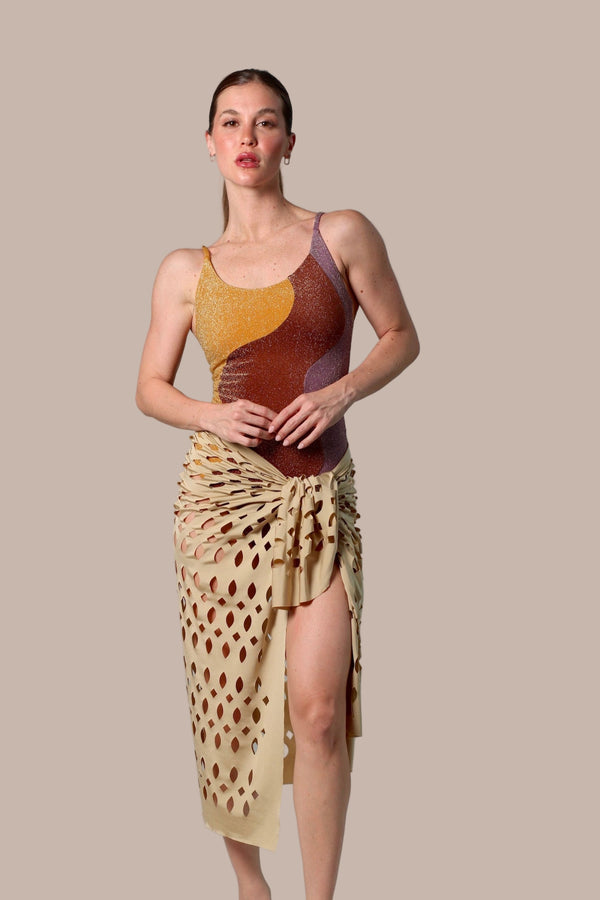 Etherea Gold Laser Scarf