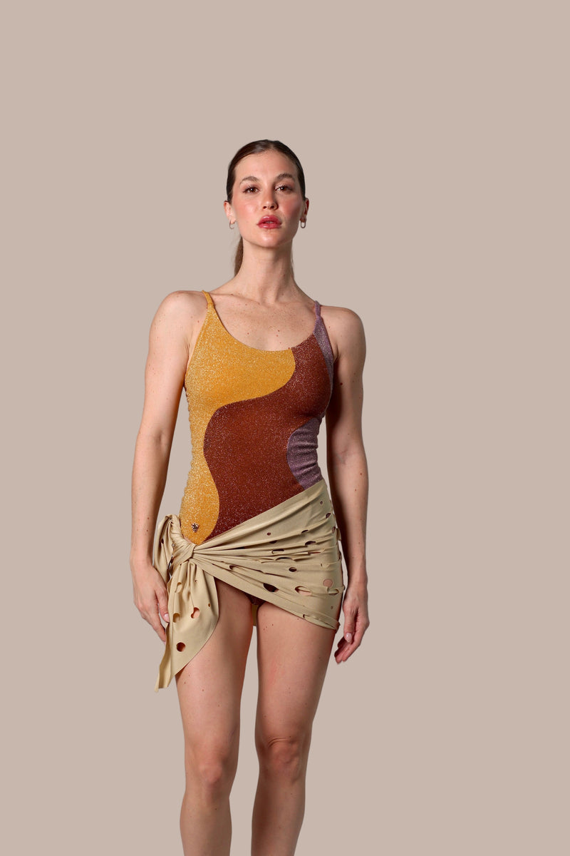 Etherea Mini Gold Laser Scarf