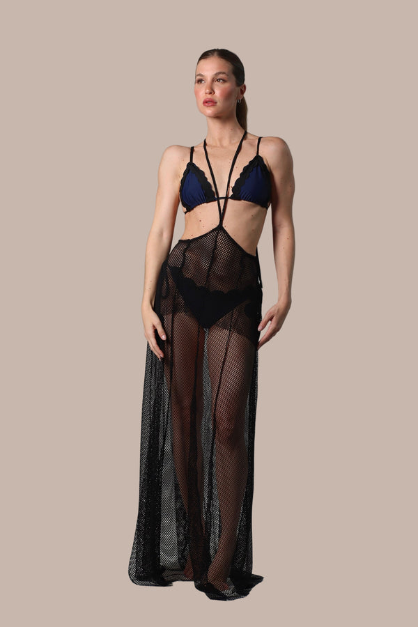 Silvia Skirt Black Mesh
