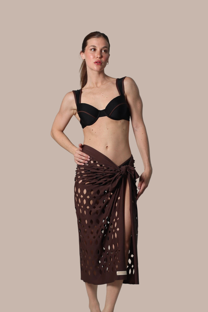 Etherea Brown Laser Scarf