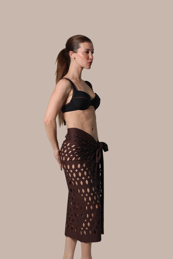 Etherea Brown Laser Scarf