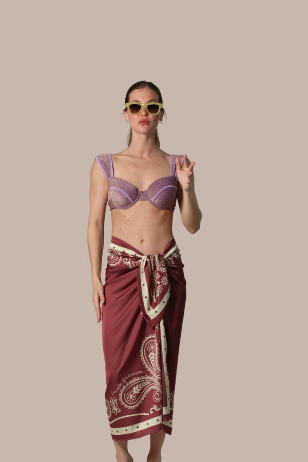 Silk Scarf "Lo que es para ti, te encuentra"
