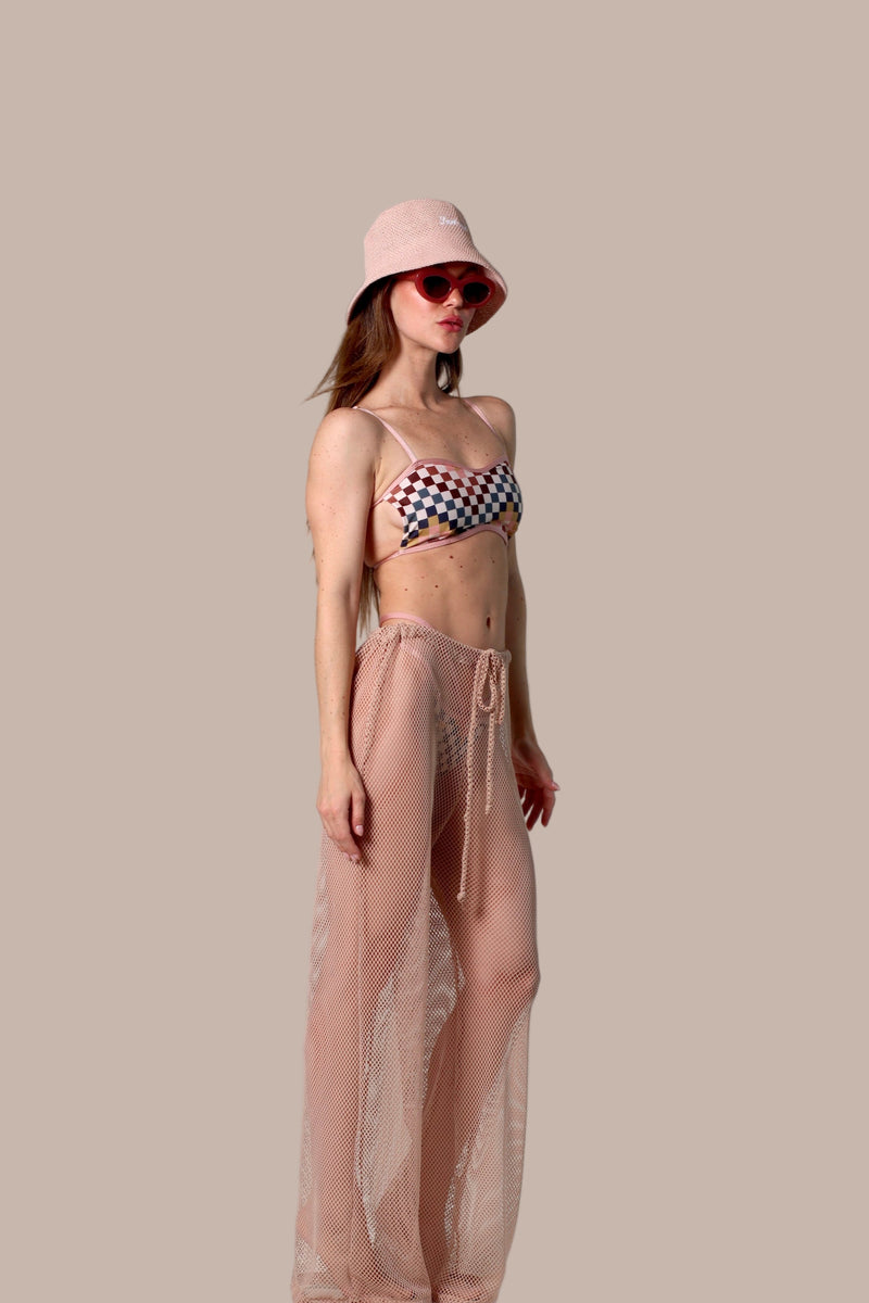 Paulina Pants Beige Mesh