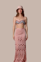 Boreal Laser Cut Rose Skirt