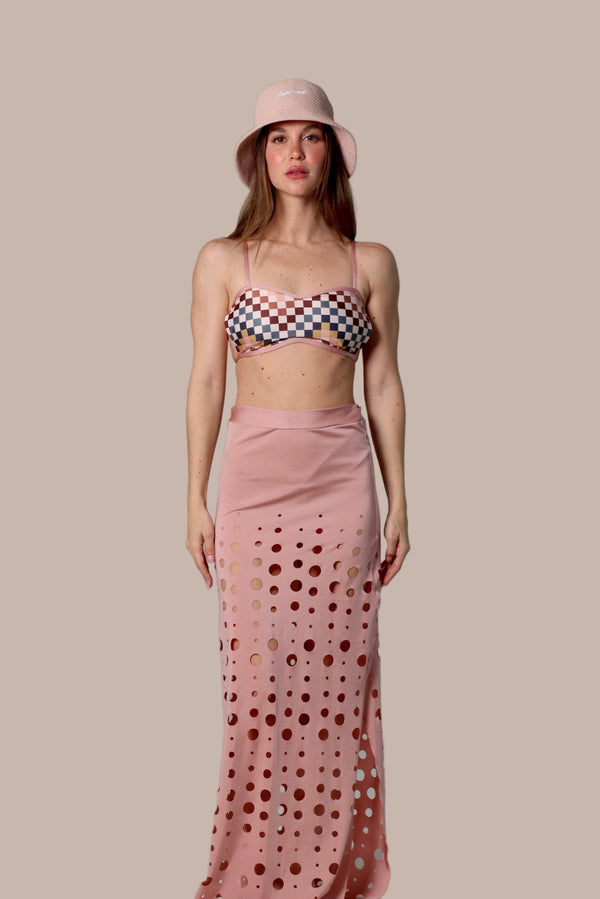 Boreal Laser Cut Rose Skirt