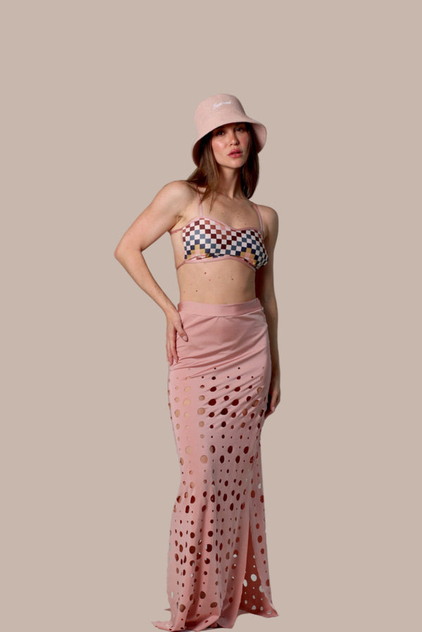 Boreal Laser Cut Rose Skirt