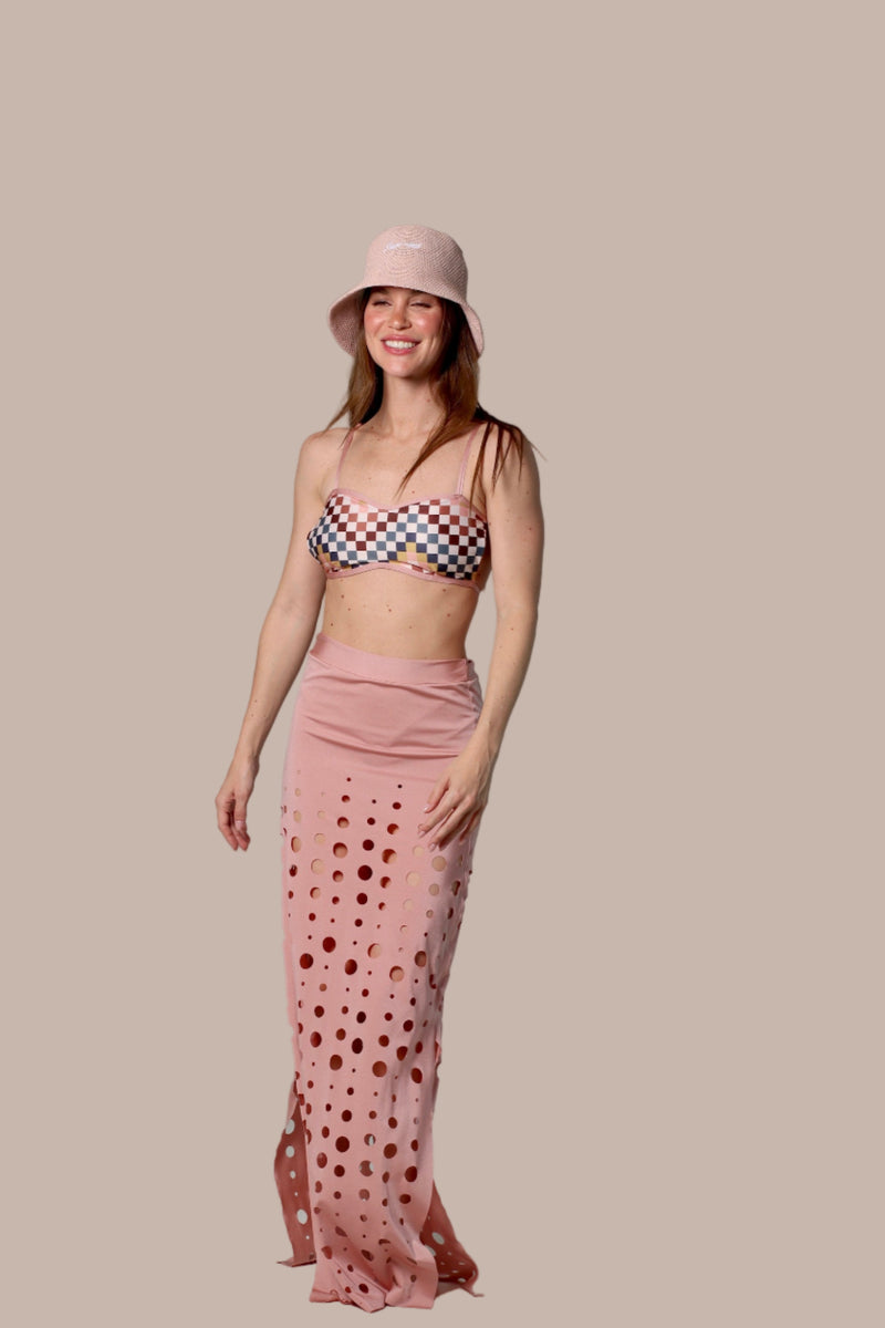 Boreal Laser Cut Rose Skirt
