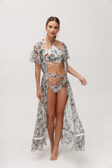 Mykonos White Jungle Cover-up