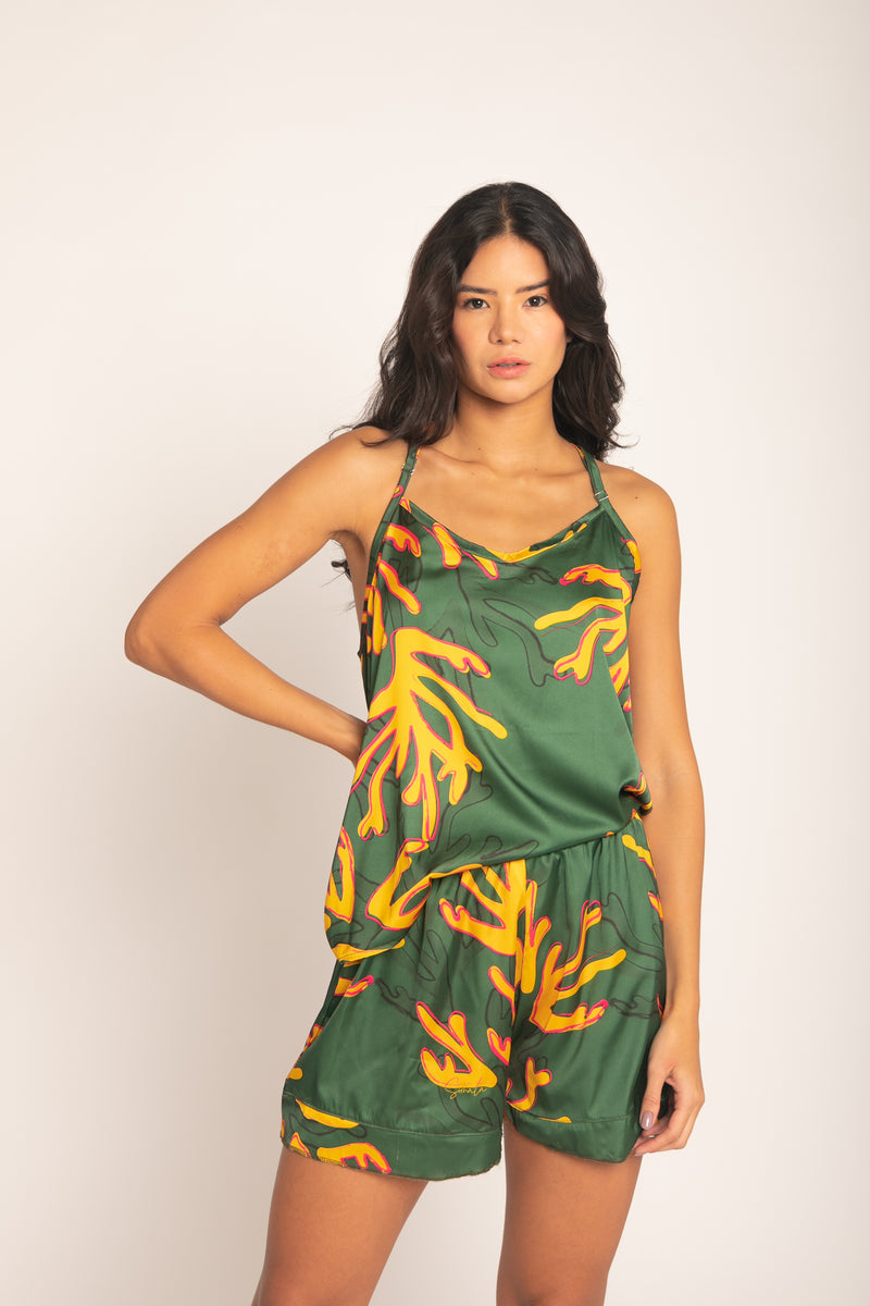 Pijama Multi-Uso Coral de Fuego